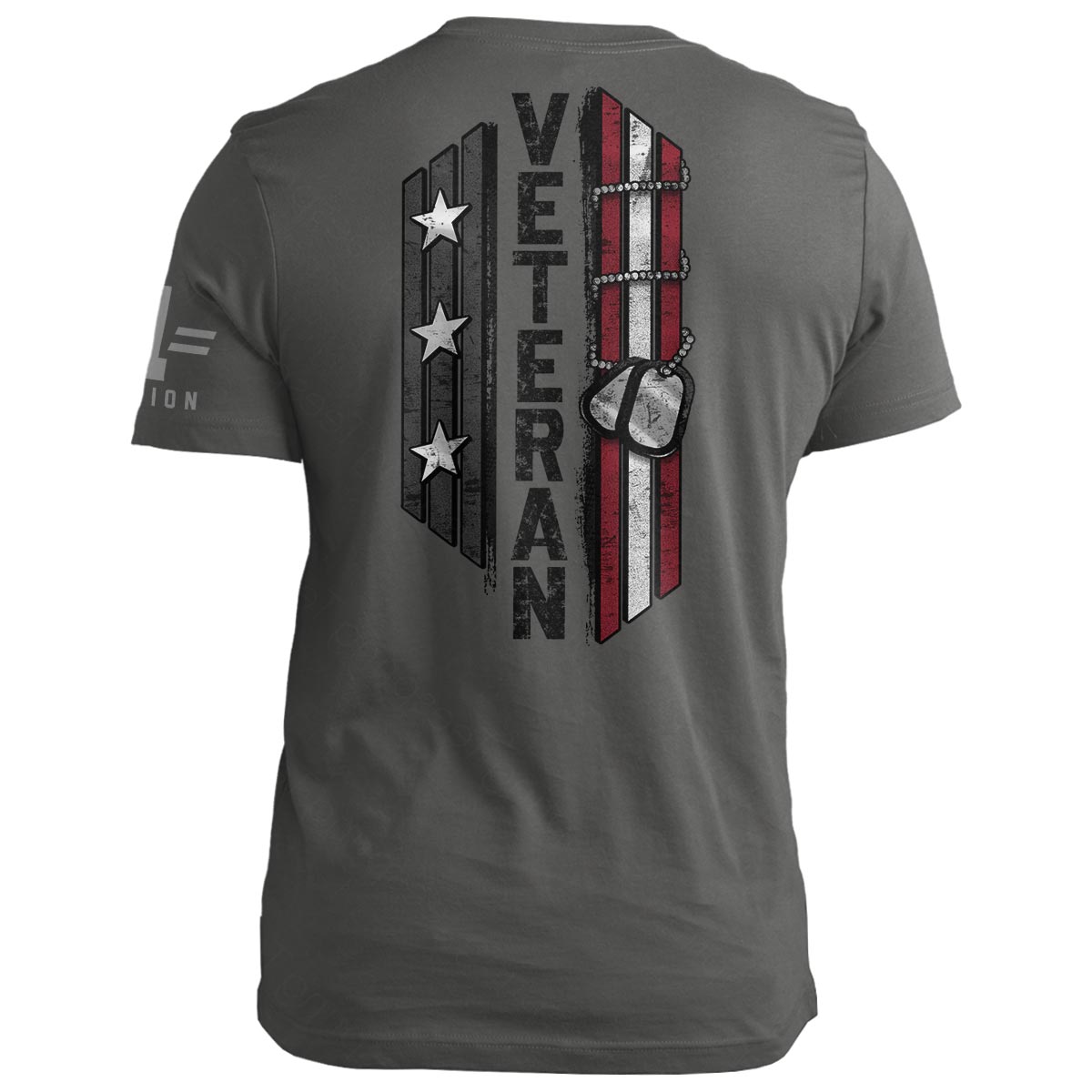Veteran Logo Vert Black
