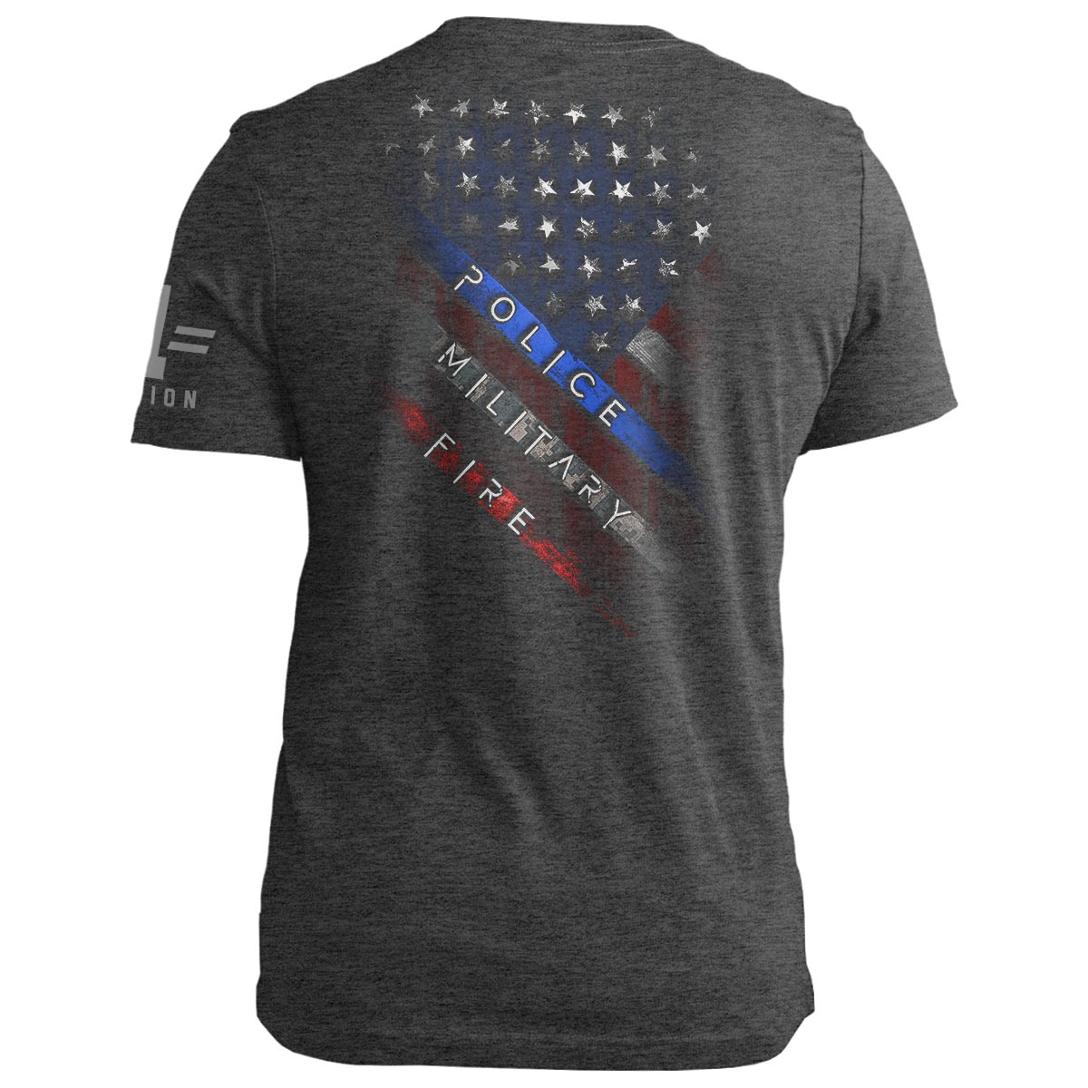 Police Military Fire American Flag