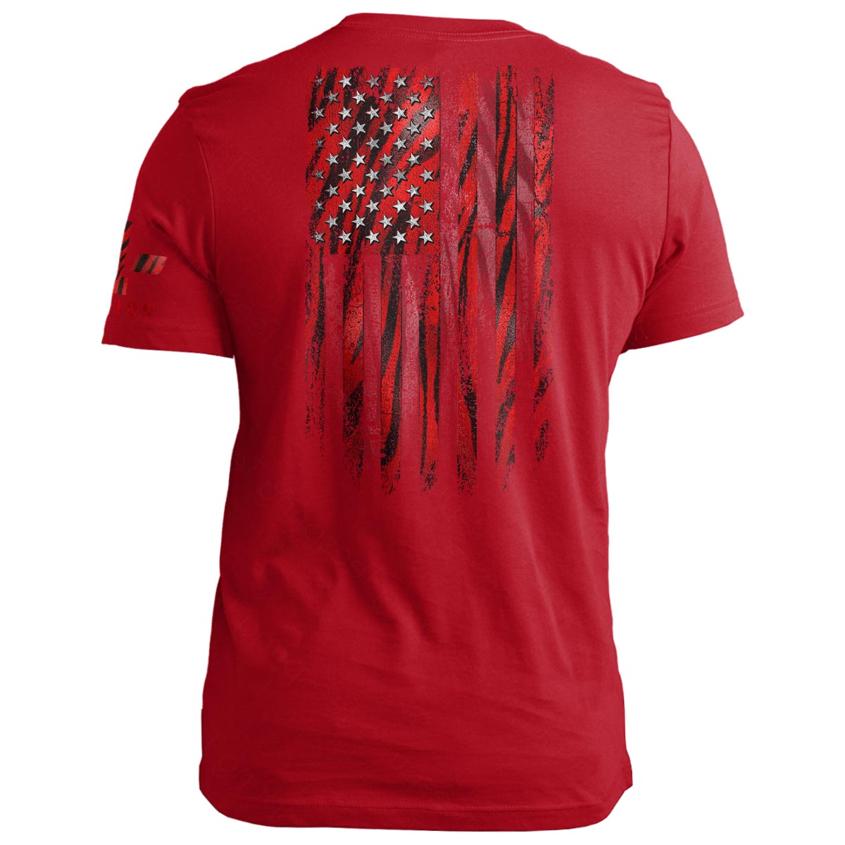 Red Tiger American Flag