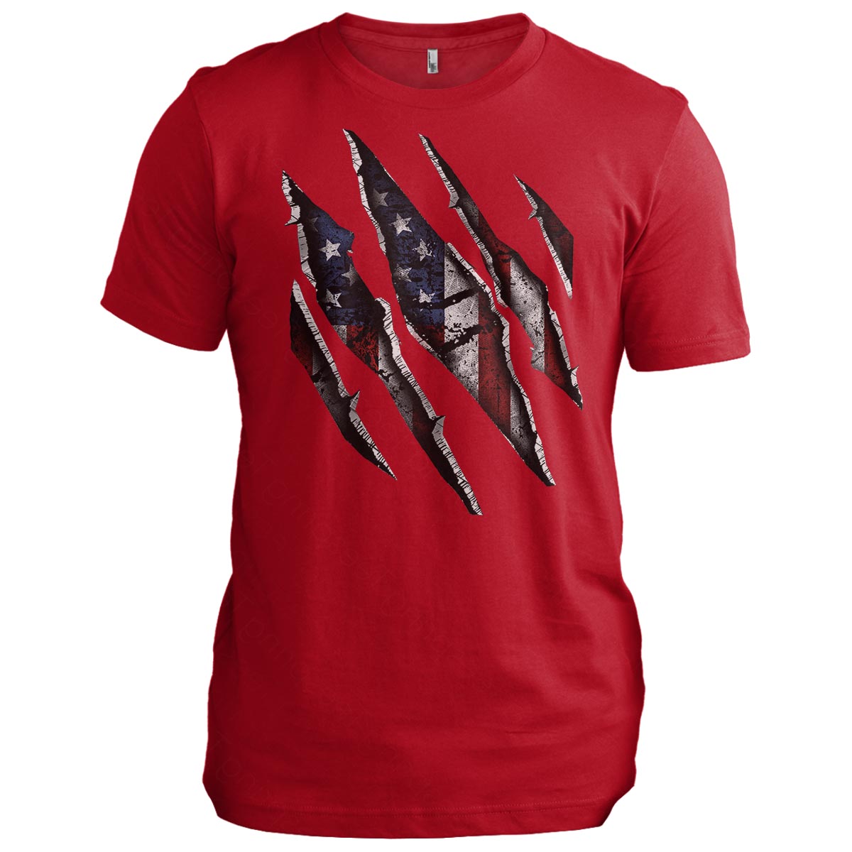 American Flag Claw Through
