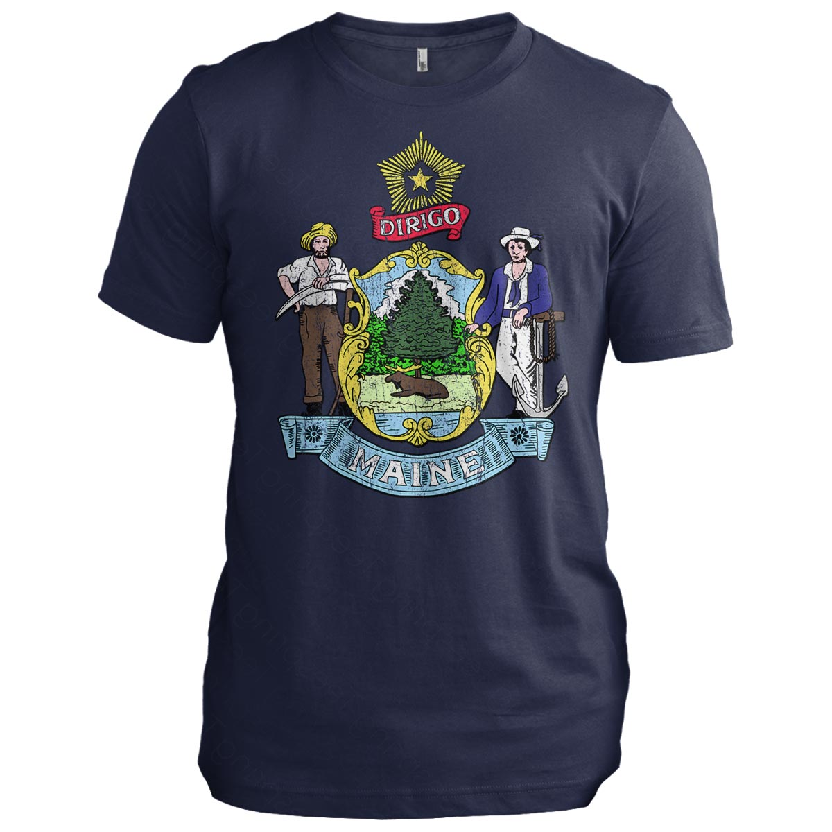 Maine State Flag