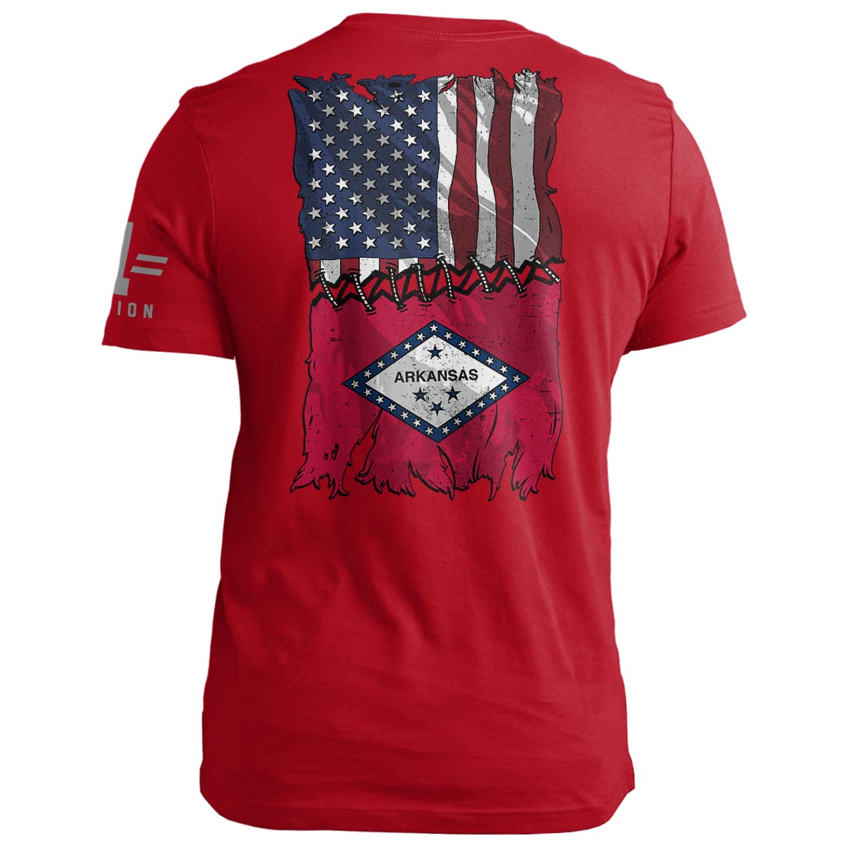 Arkansas Stitch Flag USA