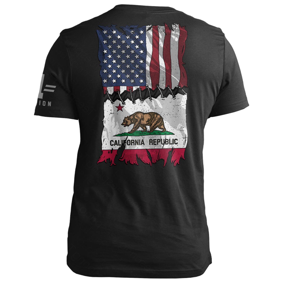 California Stitch Flag USA