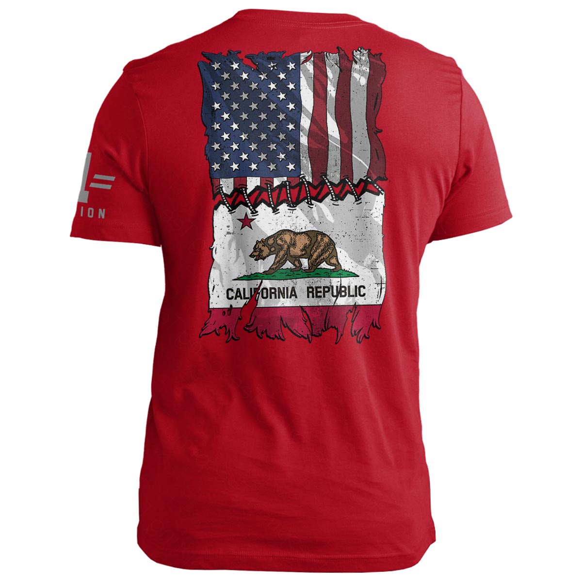 California Stitch Flag USA