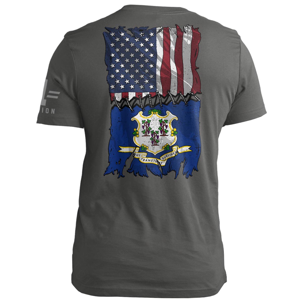 Connecticut Stitch Flag USA