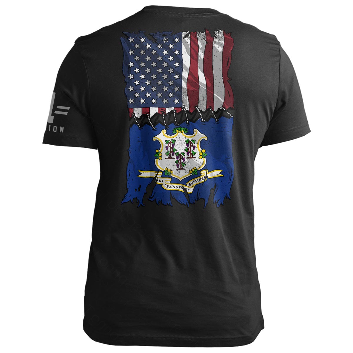 Connecticut Stitch Flag USA