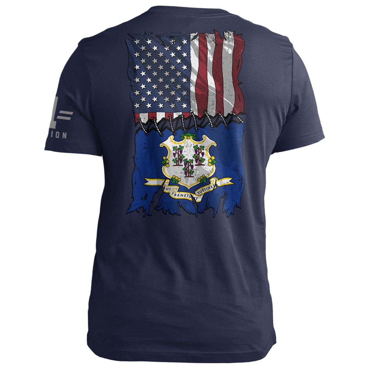 Connecticut Stitch Flag USA