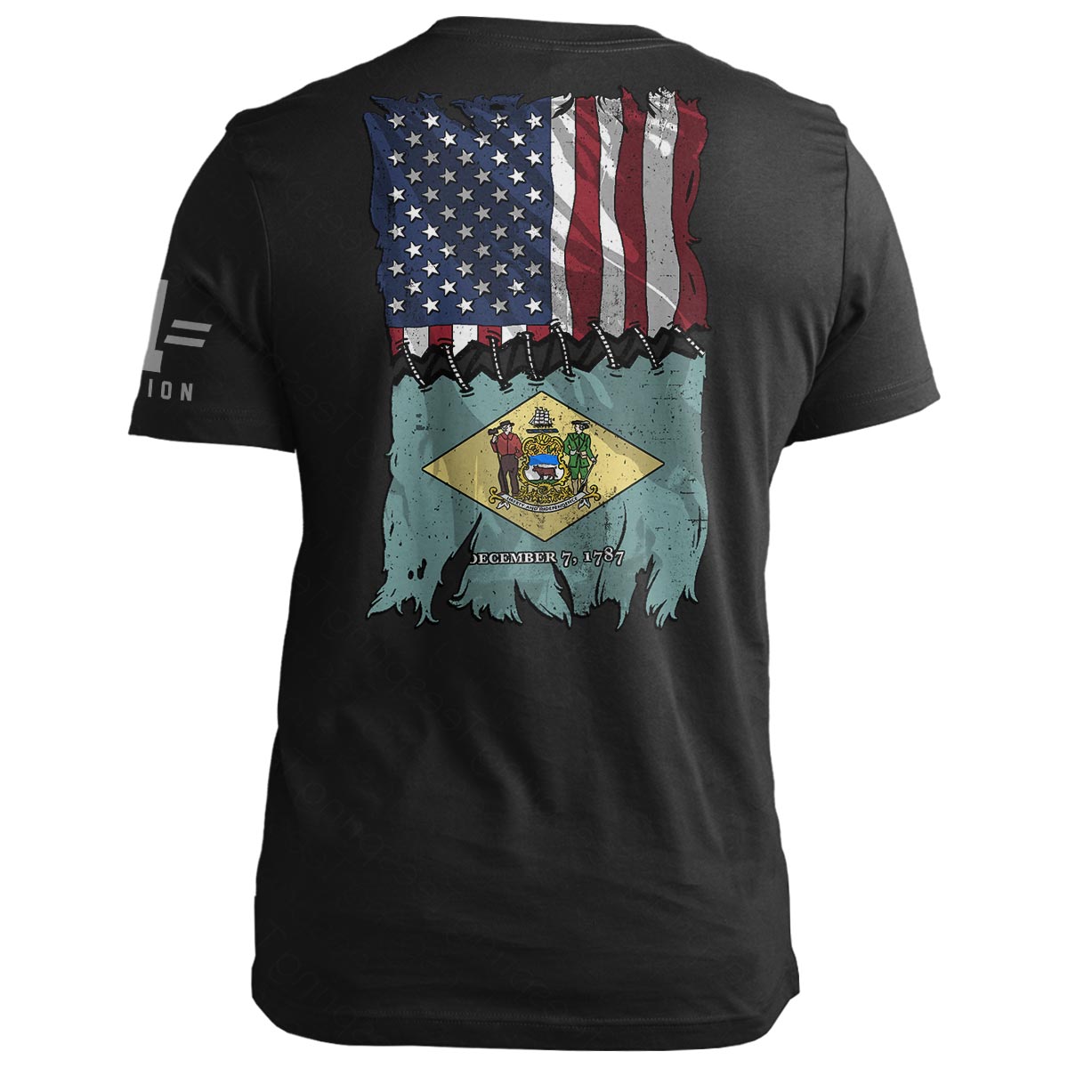 Delaware Stitch Flag USA