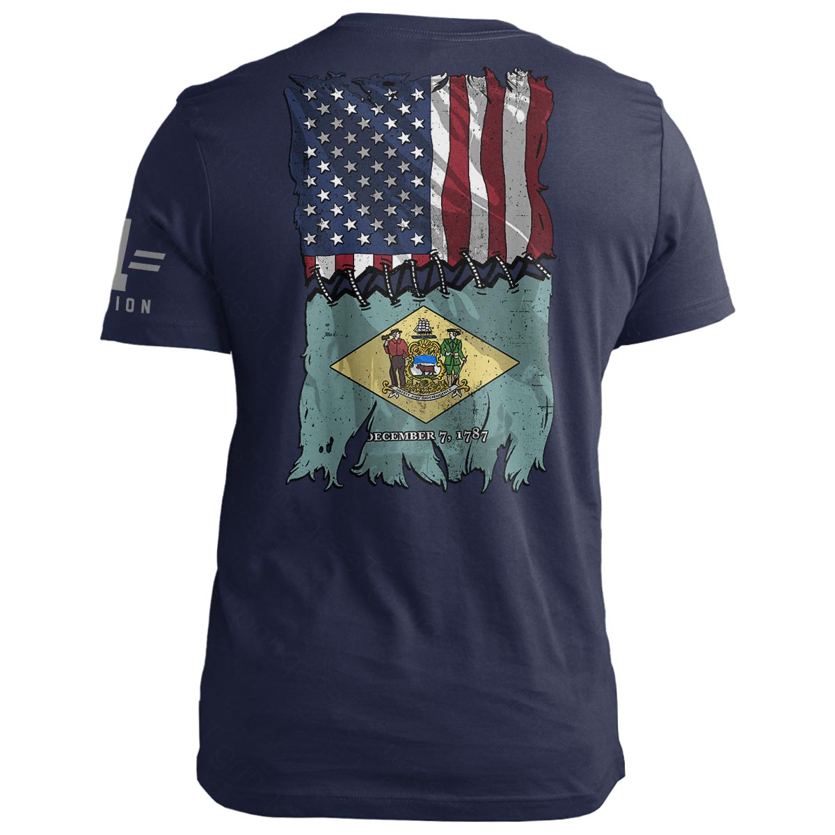 Delaware Stitch Flag USA