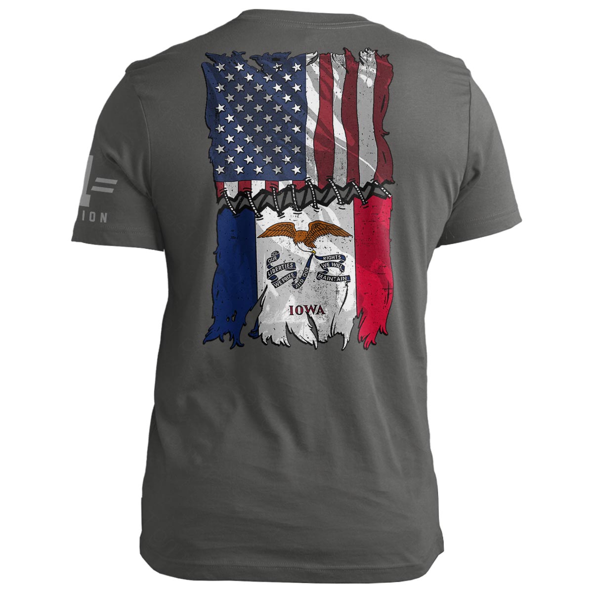 Iowa Stitch Flag USA