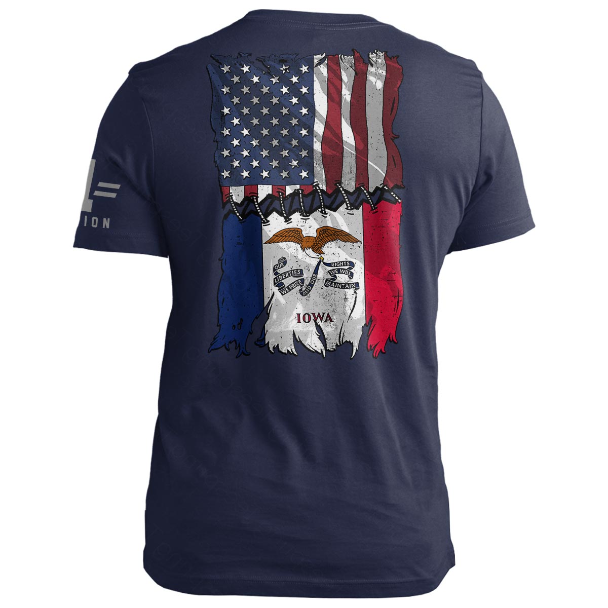 Iowa Stitch Flag USA