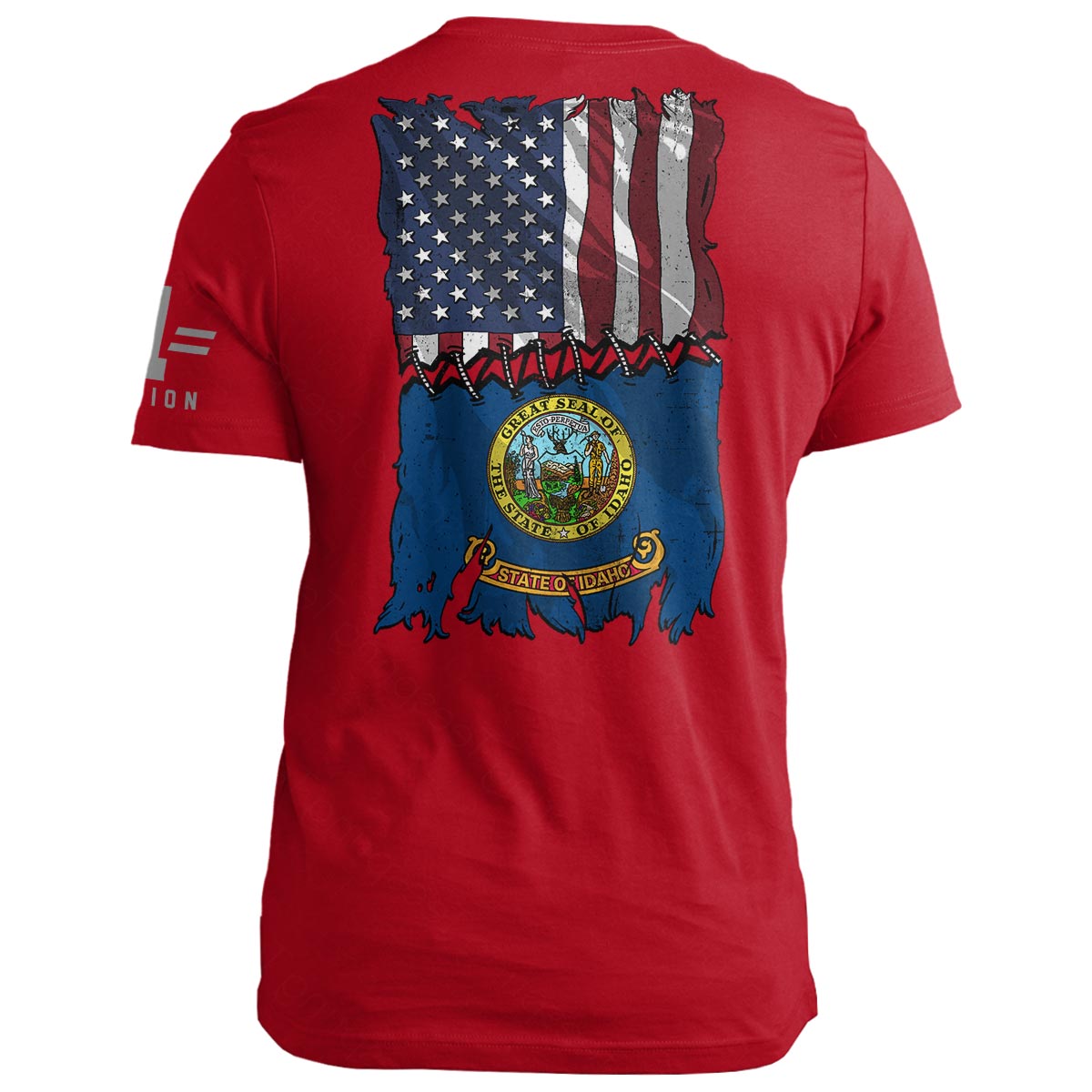 Idaho Stitch Flag USA