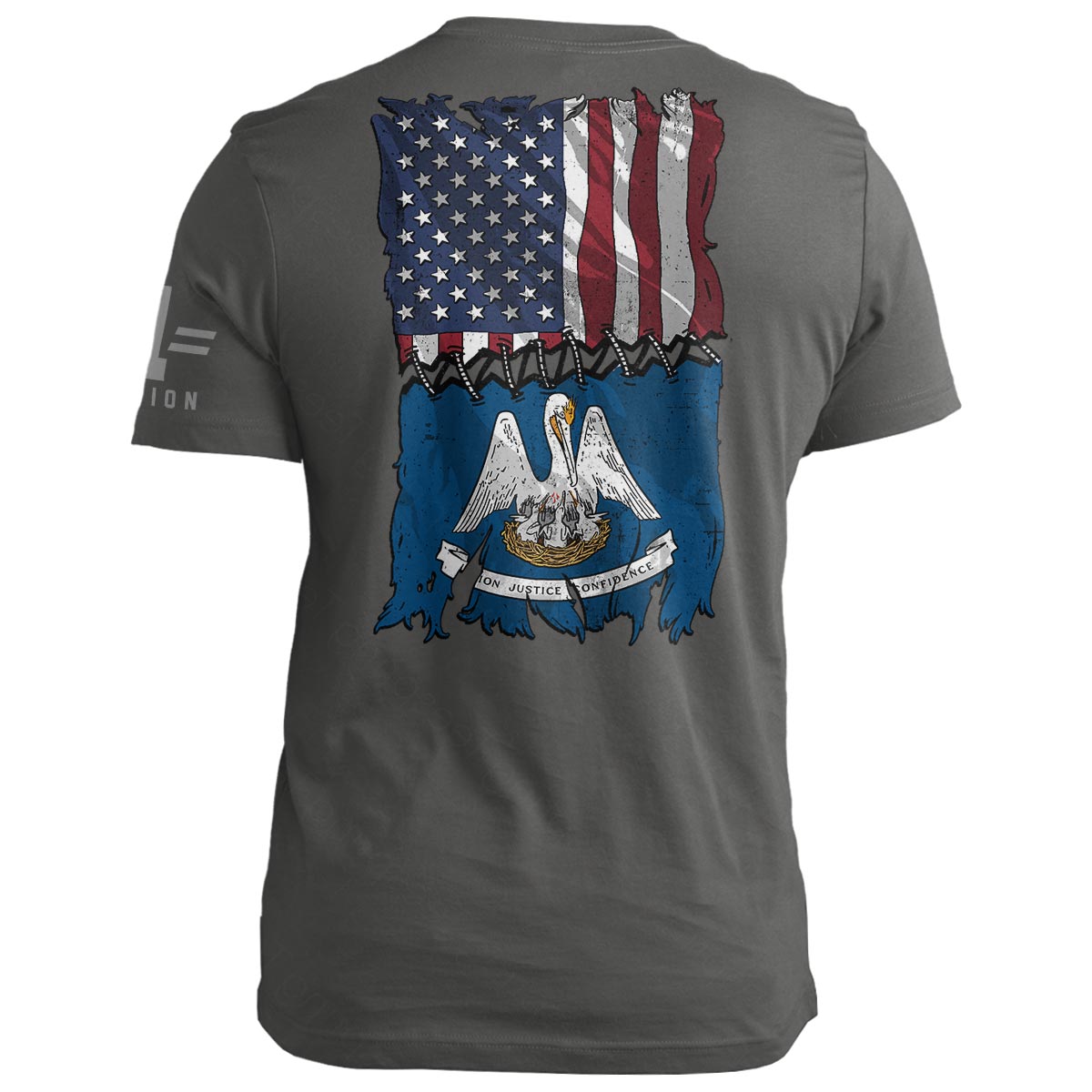 Louisiana Stitch Flag USA