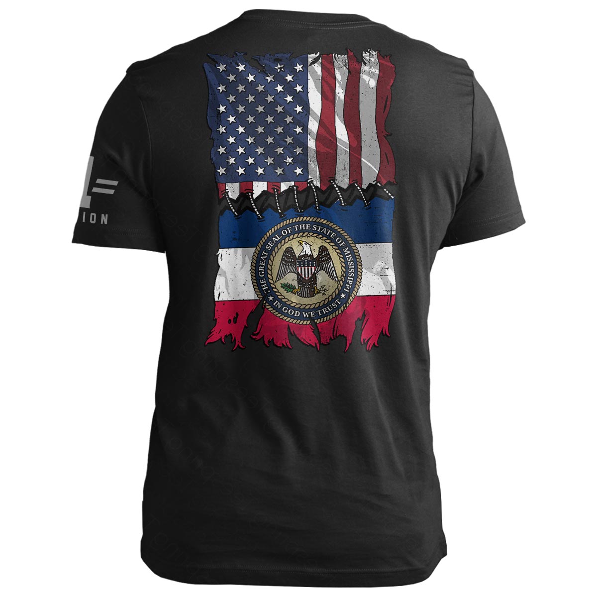 Mississippi Stitch Flag USA