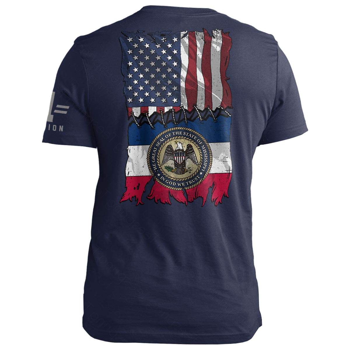 Mississippi Stitch Flag USA