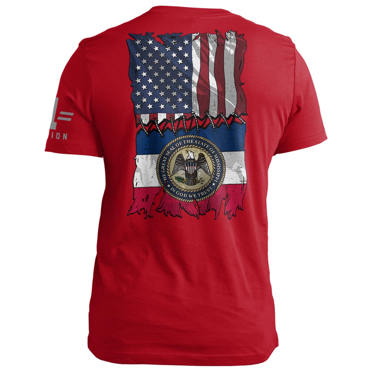 Mississippi Stitch Flag USA