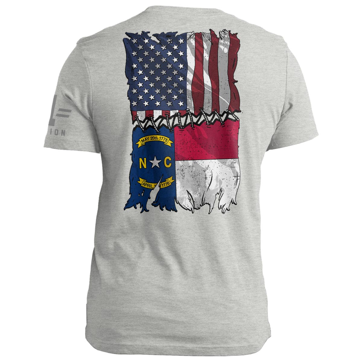 North Carolina Stitch Flag USA
