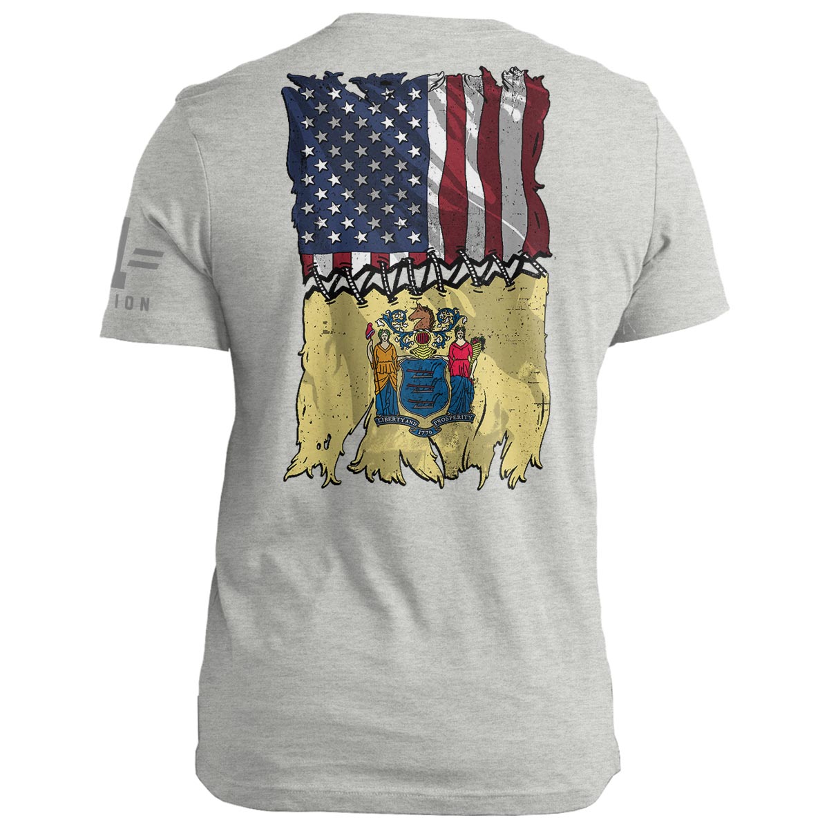 New Jersey Stitch Flag USA