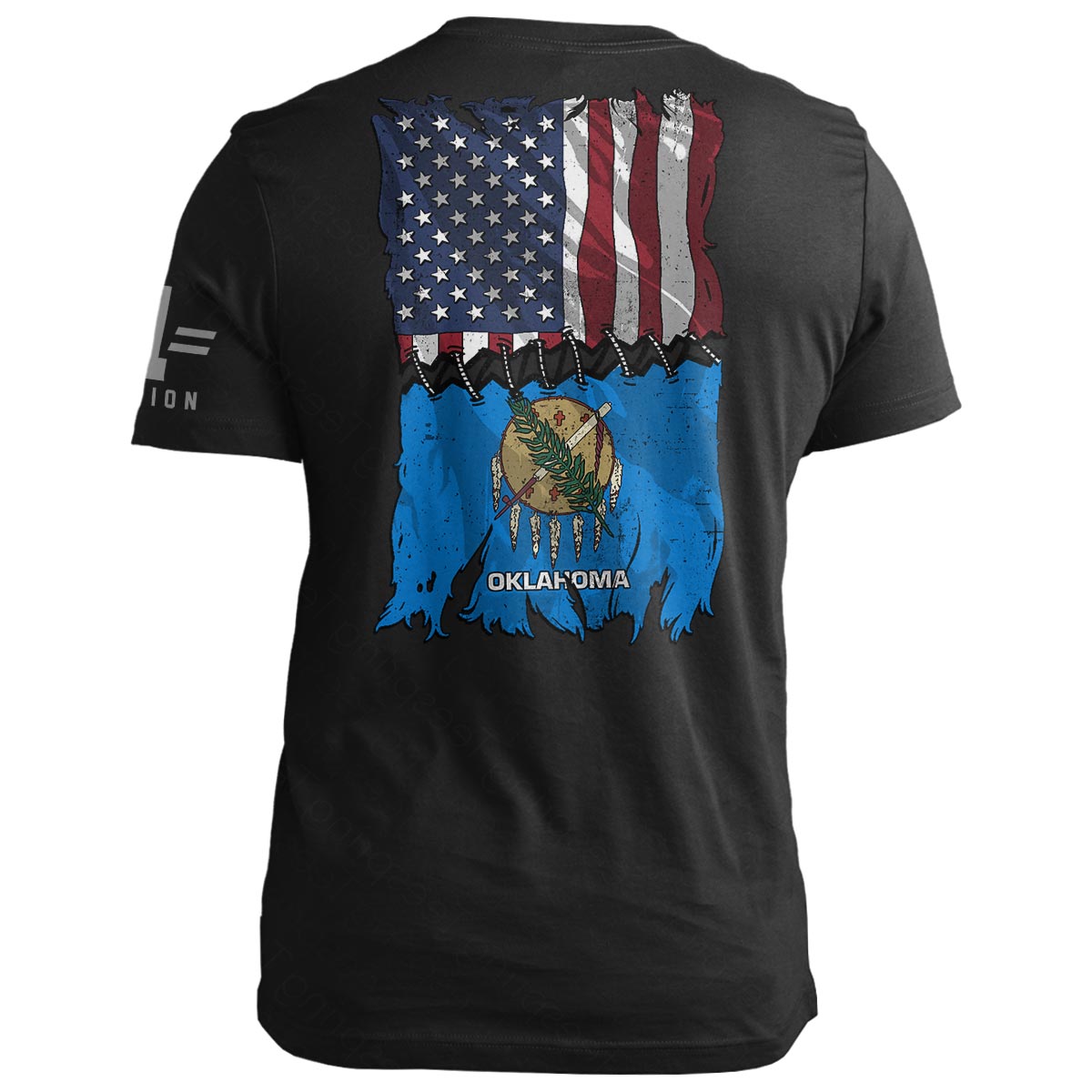 Oklahoma Stitch Flag USA