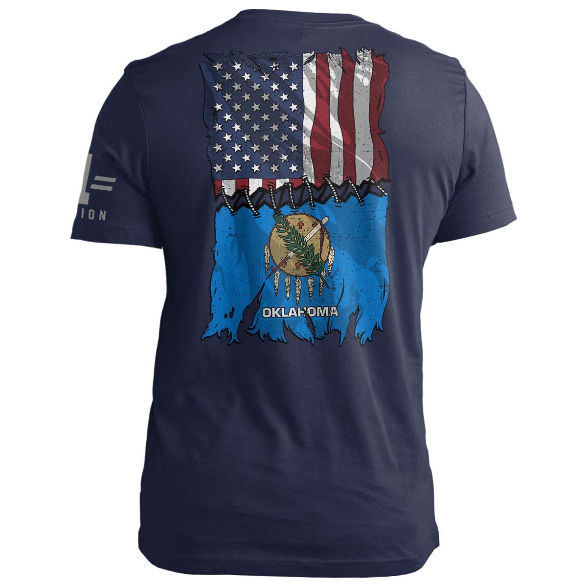 Oklahoma Stitch Flag USA