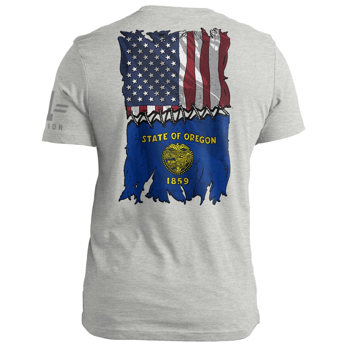 Oregon Stitch Flag USA