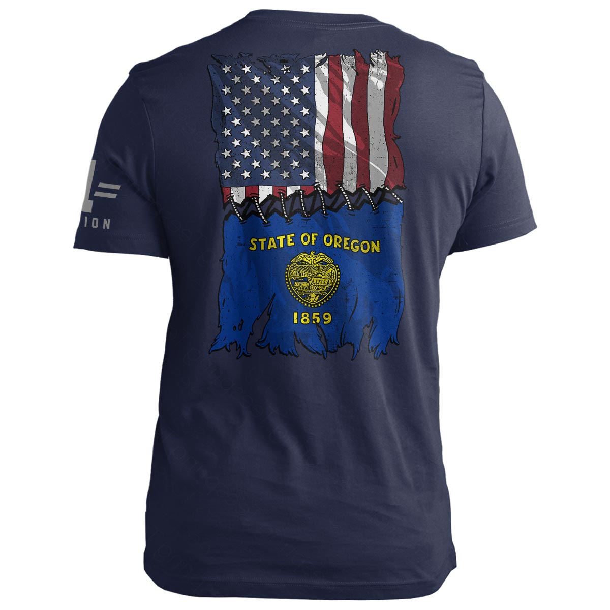 Oregon Stitch Flag USA
