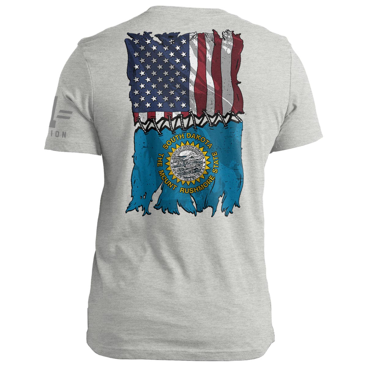 South Dakota Stitch Flag USA