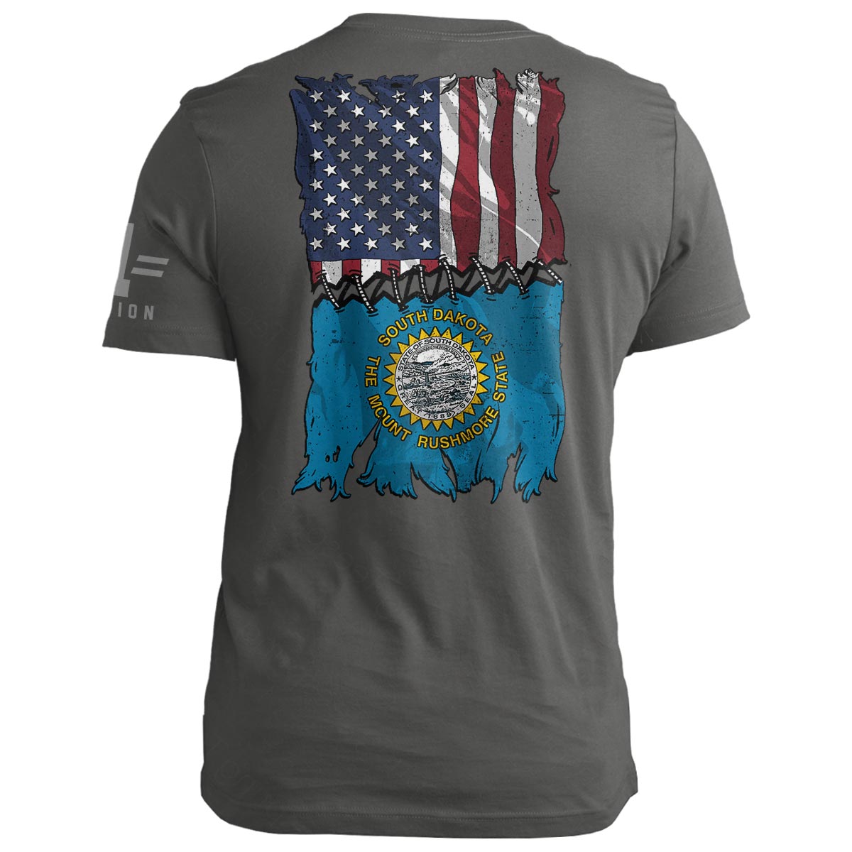 South Dakota Stitch Flag USA