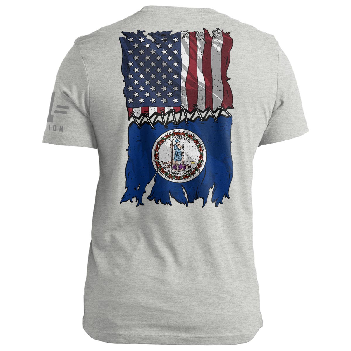 Virginia Stitch Flag USA