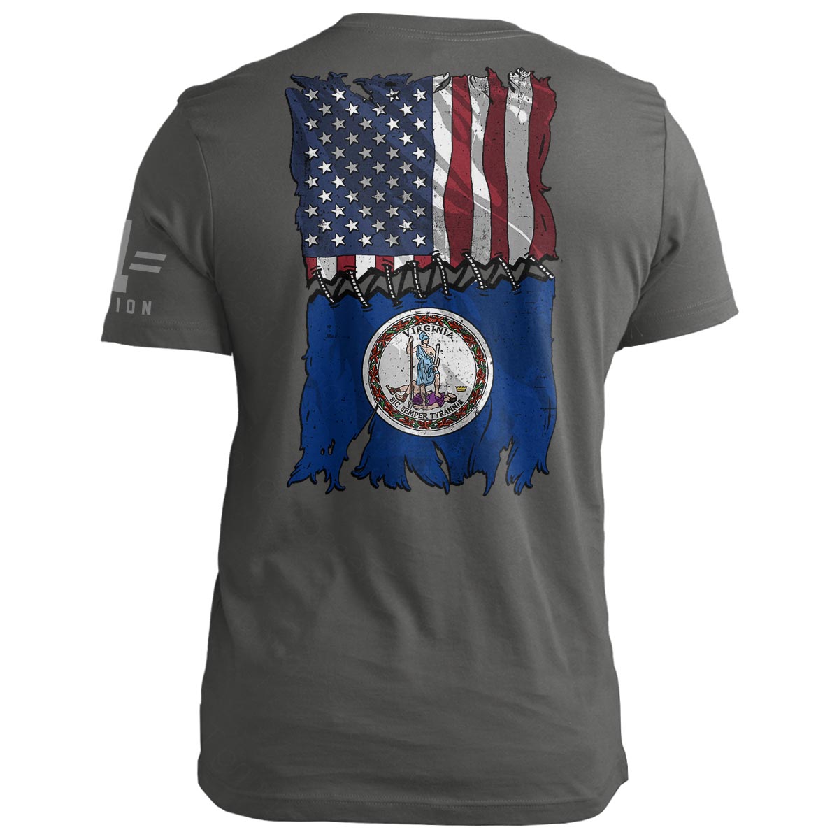 Virginia Stitch Flag USA