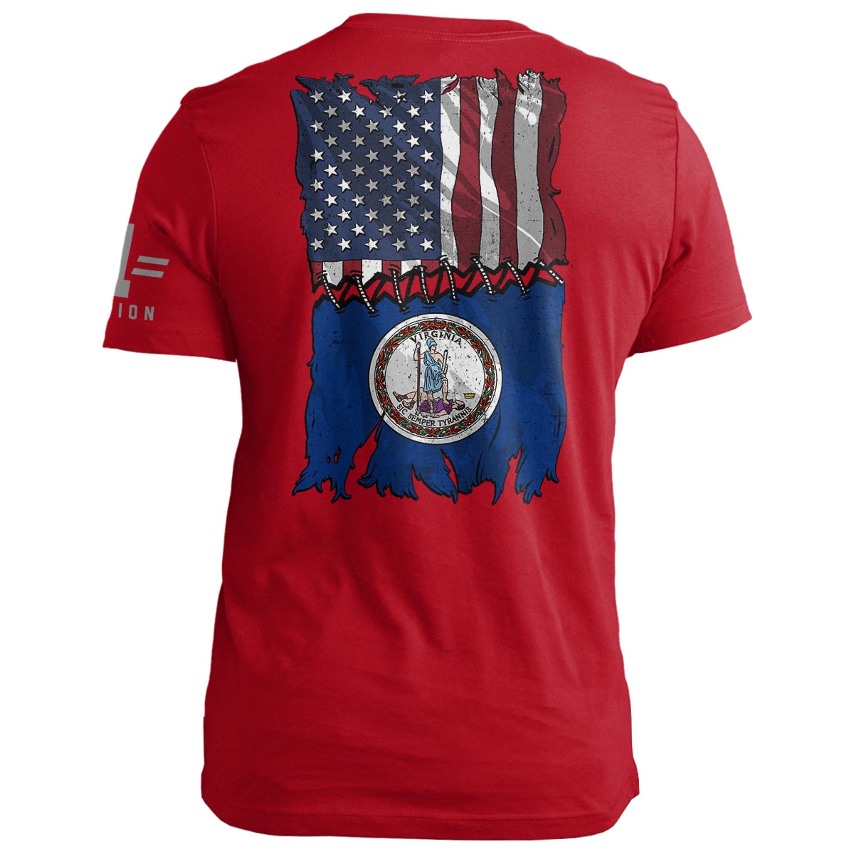 Virginia Stitch Flag USA