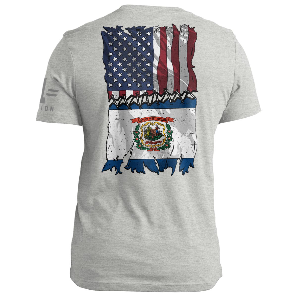 West Virginia Stitch Flag USA