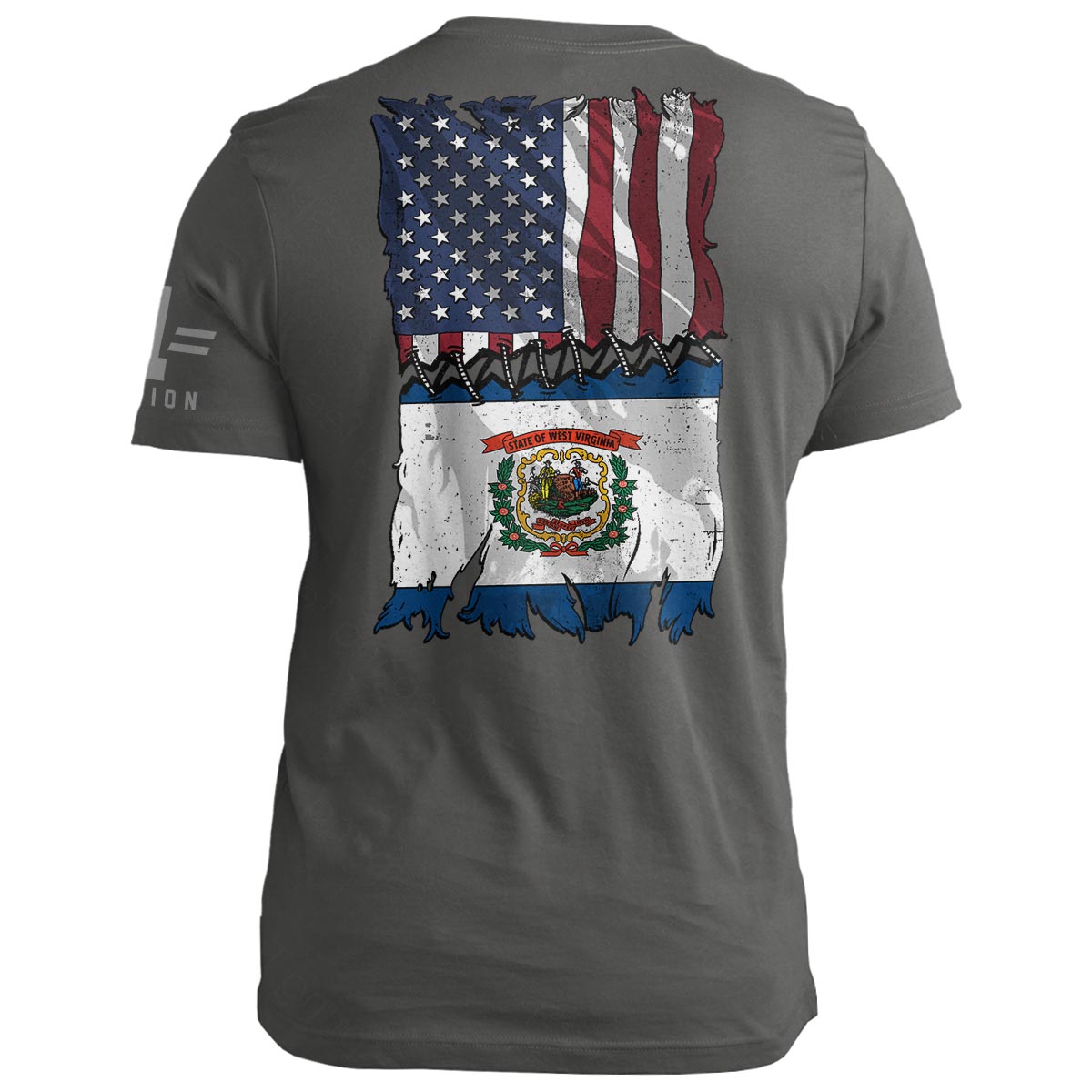 West Virginia Stitch Flag USA