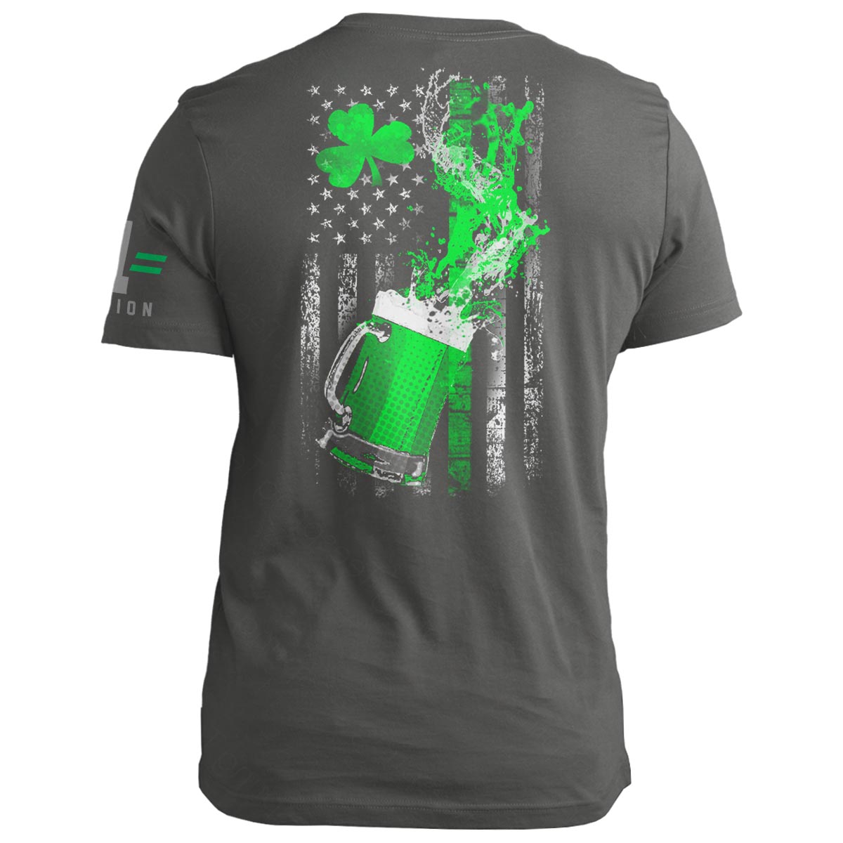 St Patrick Flag: Beer Splash