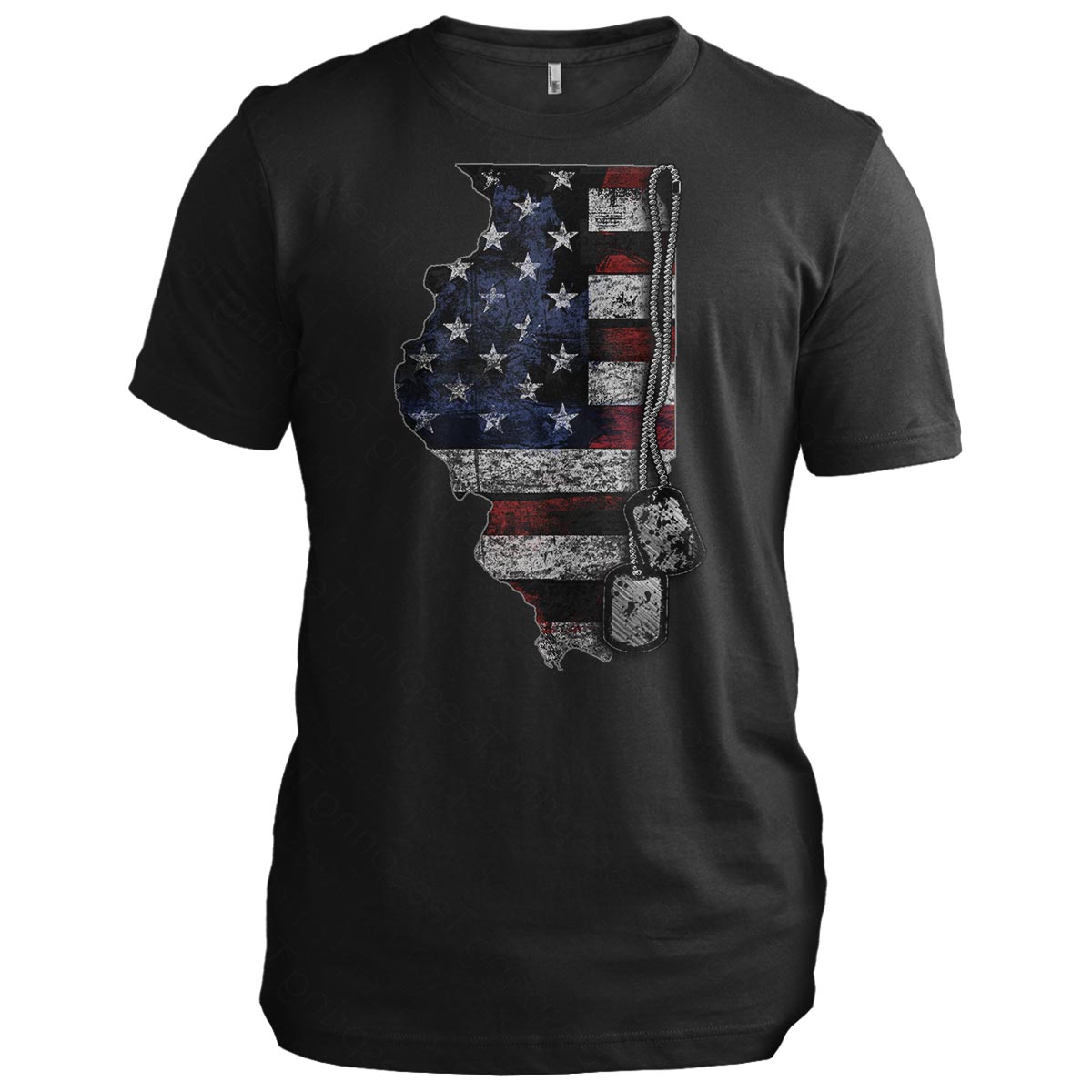 Illinois Veteran Dog Tags