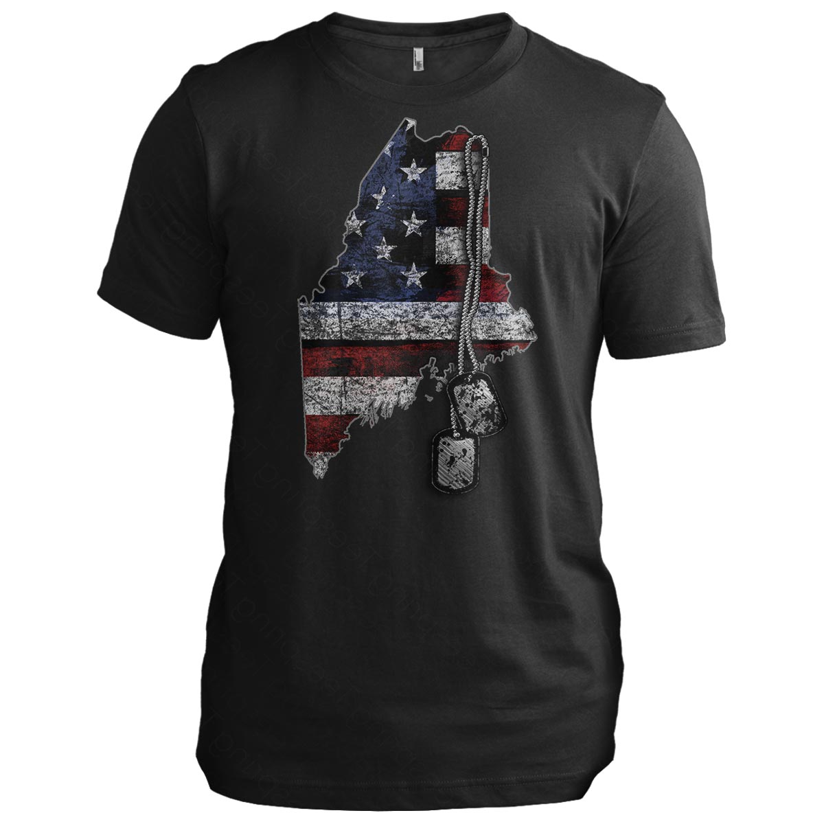 Maine Veteran Dog Tags