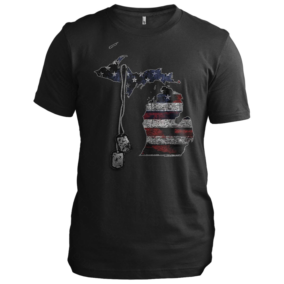 Michigan Veteran Dog Tags