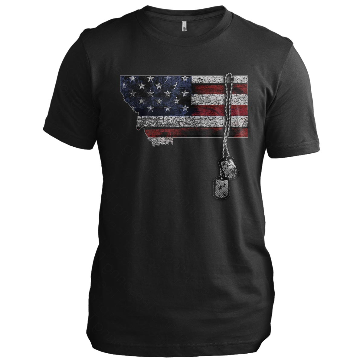 Montana Veteran Dog Tags