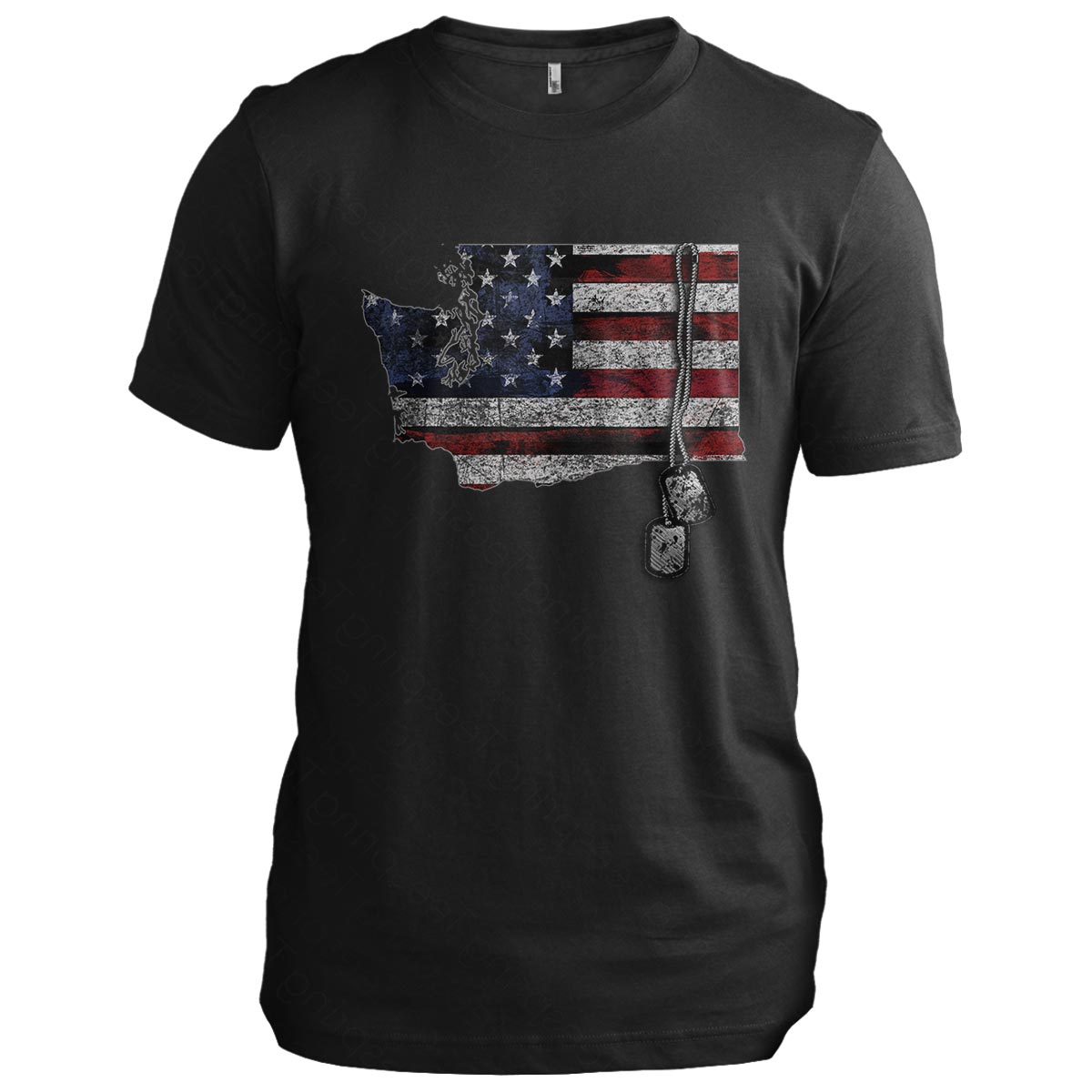 Washington Veteran Dog Tags