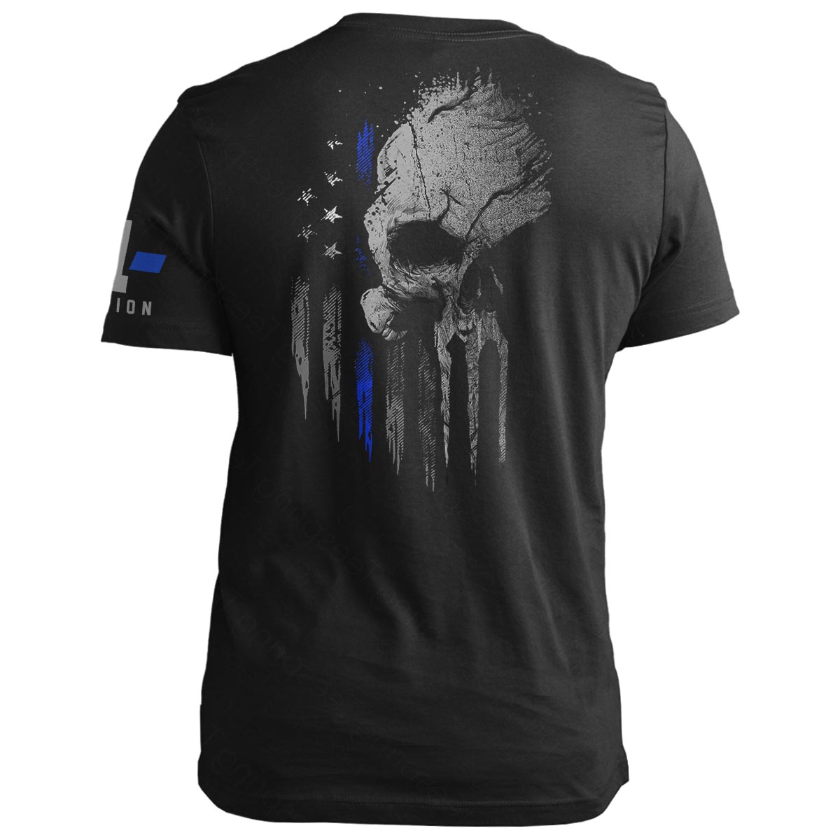 Vert Skull Thin Blue Line