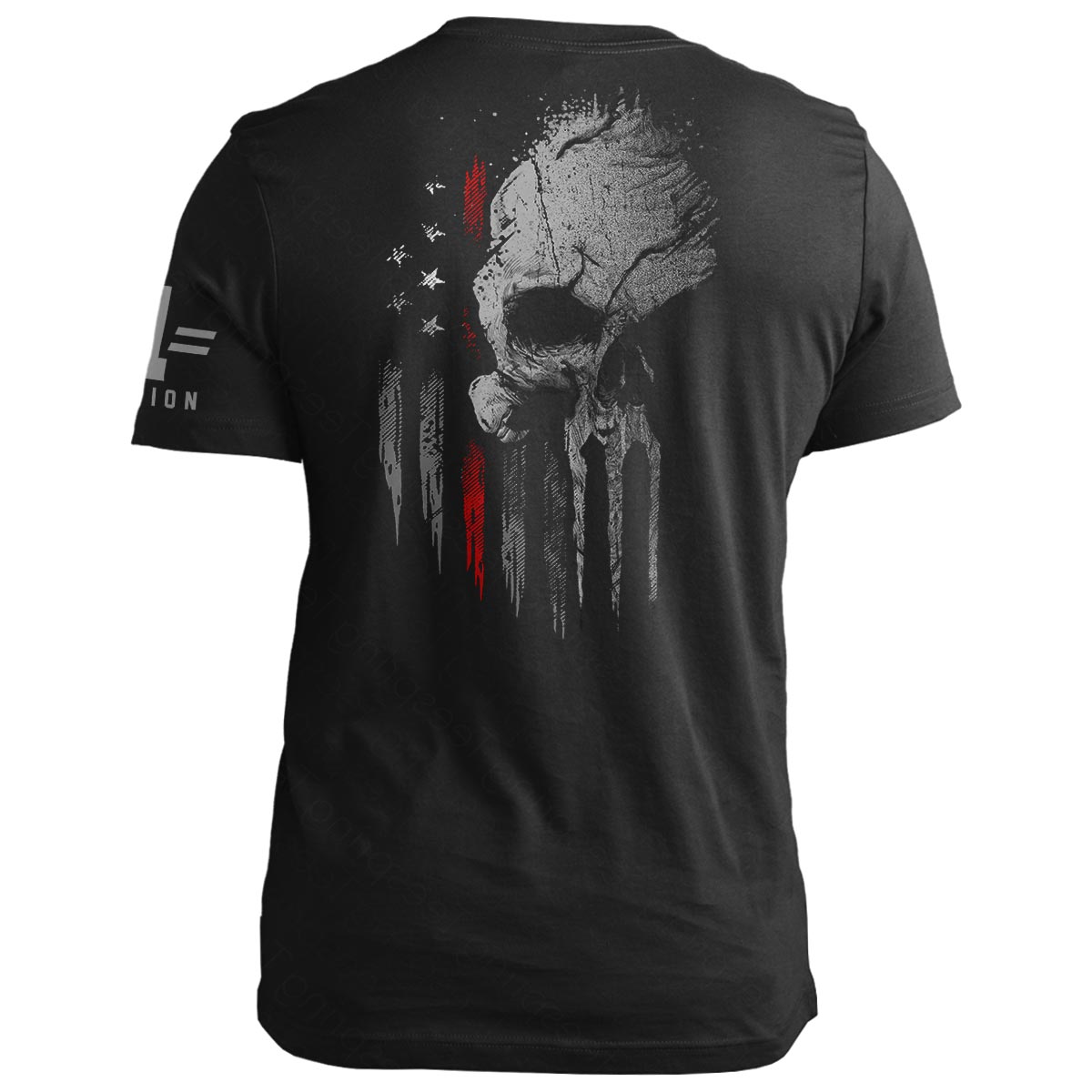 Vert Skull Thin Red Line