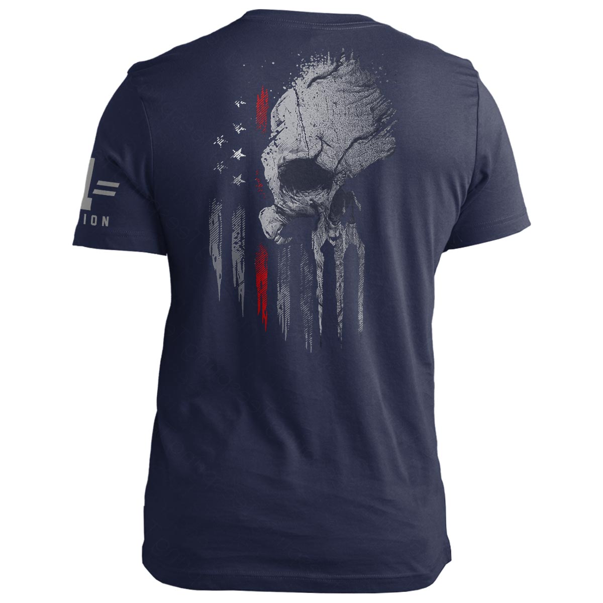 Vert Skull Thin Red Line