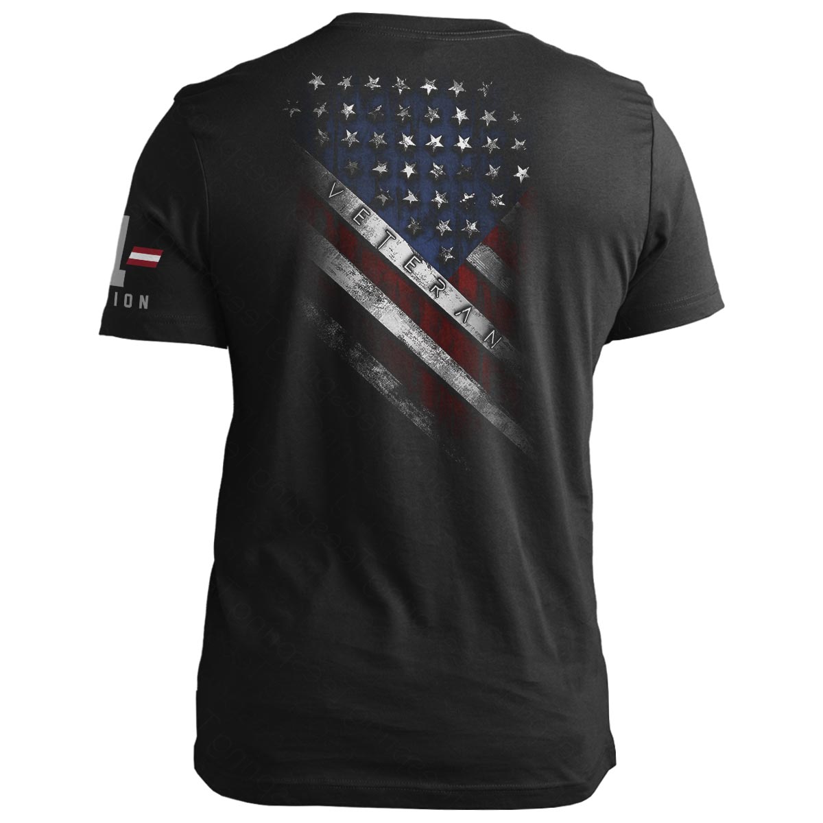 Veteran Diagonal American Flag