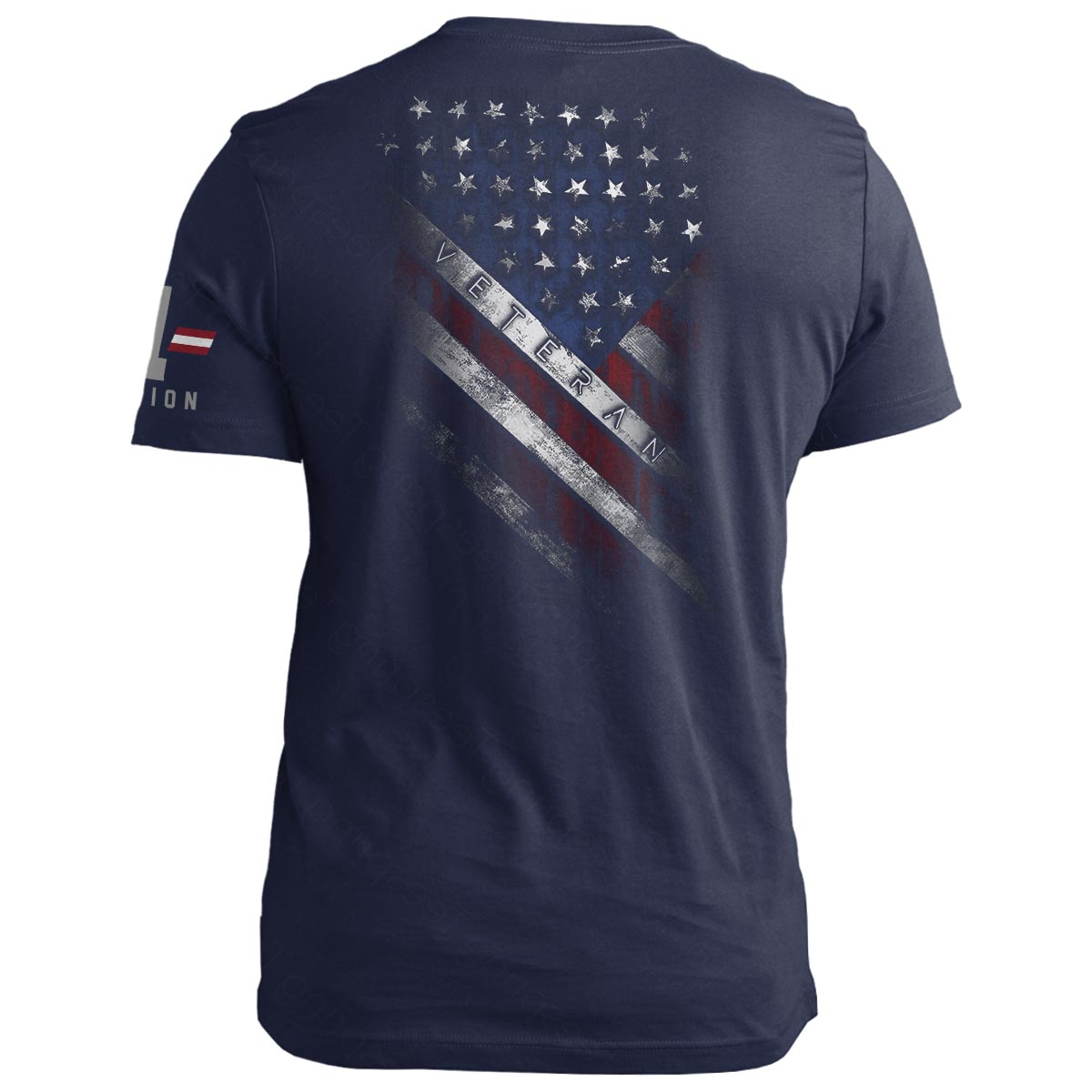 Veteran Diagonal American Flag