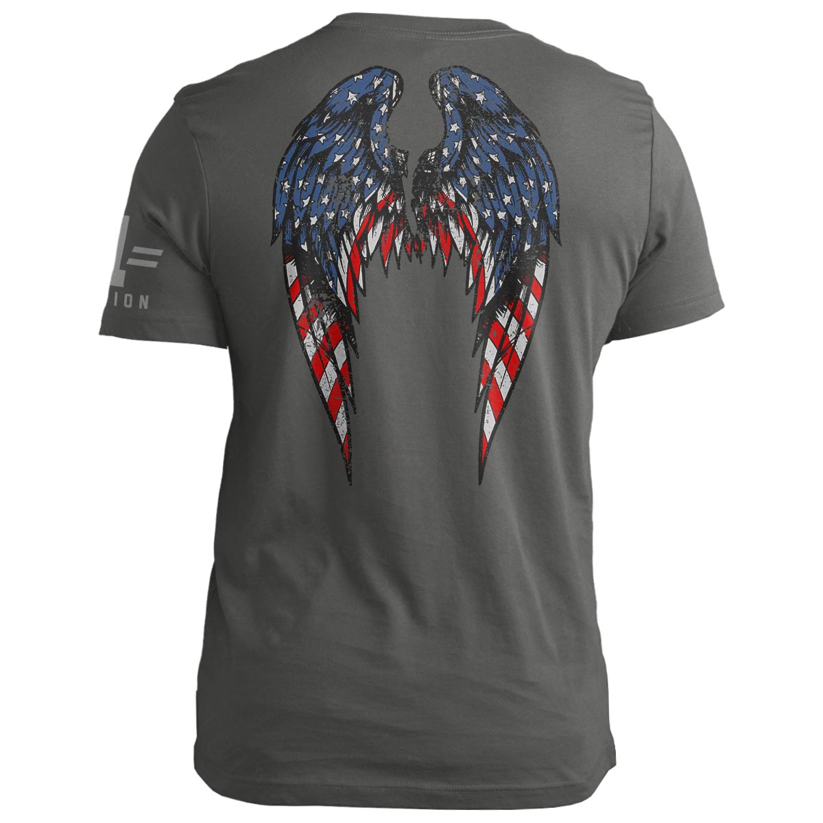 American Flag Angel Wings