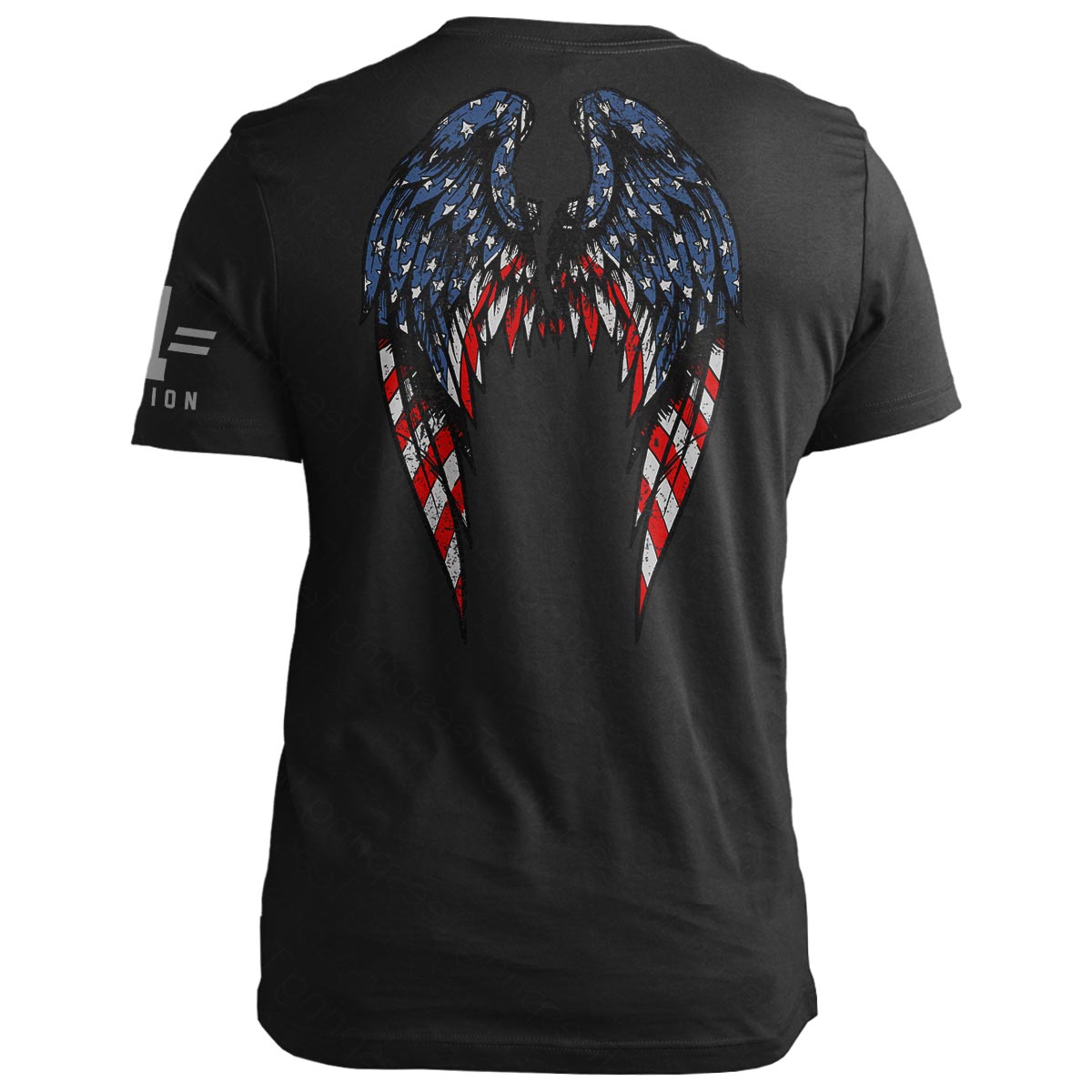 American Flag Angel Wings