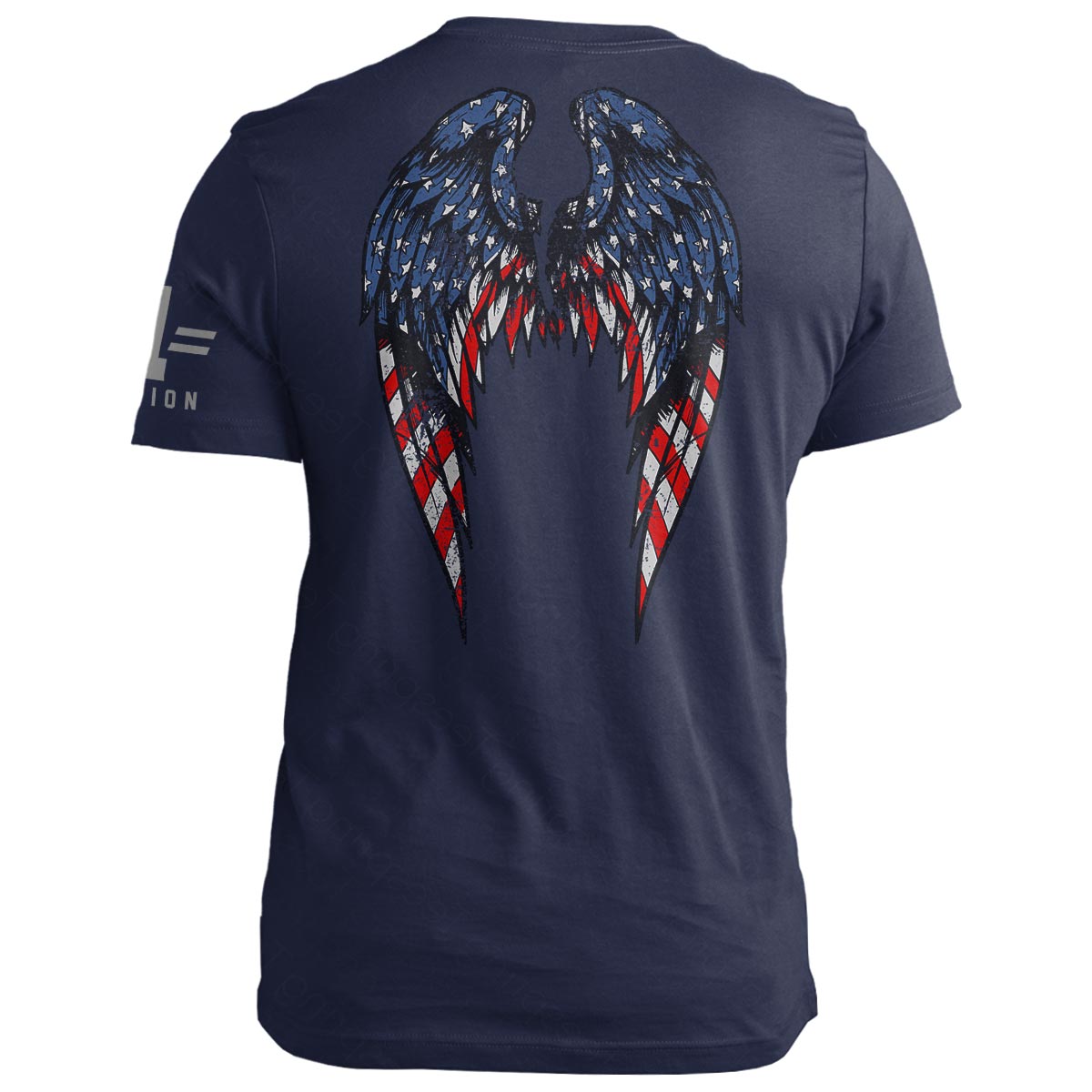 American Flag Angel Wings